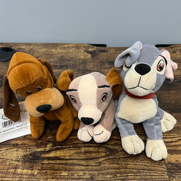 Disney Lady & The Tramp Bean Bag Plush Set - Picture 2 of 5